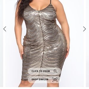 Truth Hurts Sequin Midi Dress from Fashion Nova